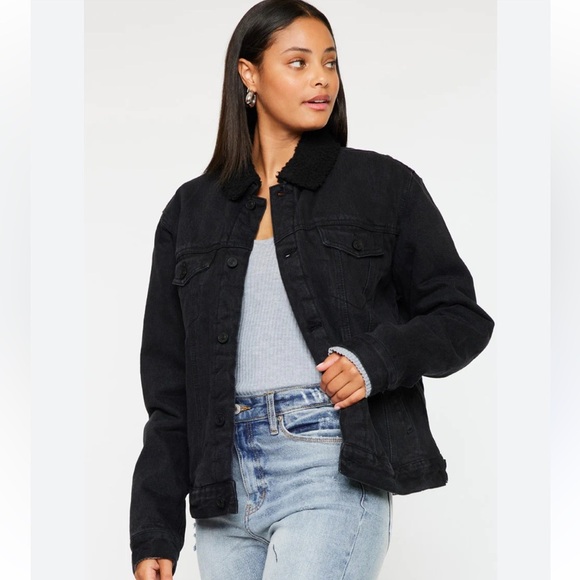 Kancan Sonny Sherpa Trucker Jacket - Picture 1 of 4